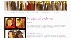 Desktop Screenshot of extensions-cheveux.com